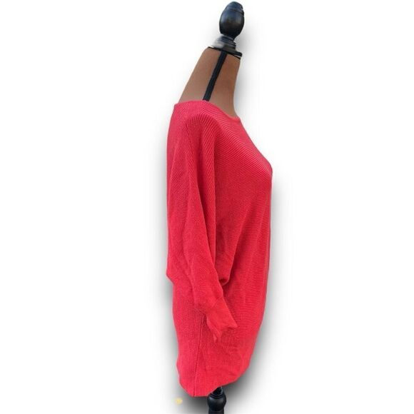 Ellen Tracy Poppy Ribbed Oversized Sweater Dolman Style Sleeves, Women’s Small - Picture 4 of 7